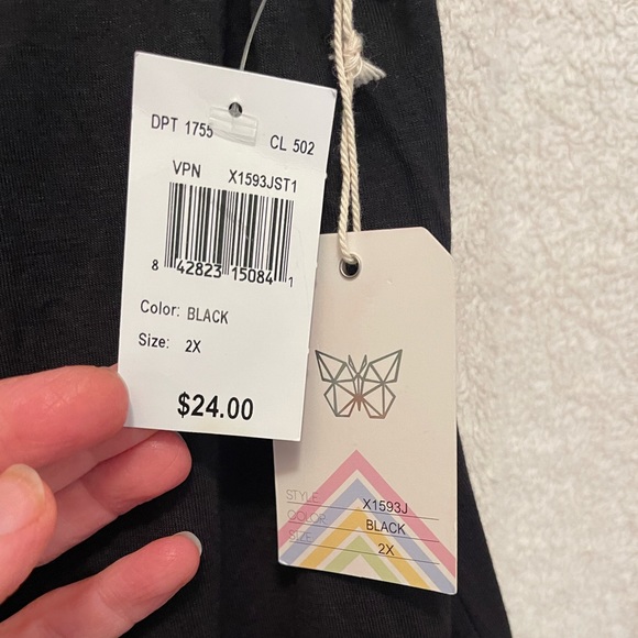 Brand New Glitz Sleeveless Shirt 2x - Picture 2 of 3